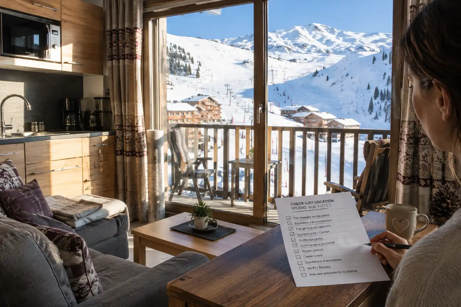 Critères à vérifier avant de louer un studio avec vue sur les pistes à La Plagne